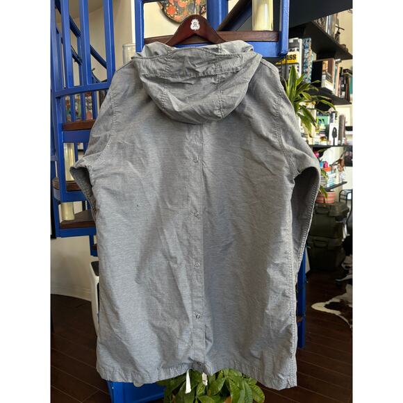 Engineered Garments Grey Hooded Pullover Jacket (Sz L) - Picture 2 of 5